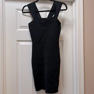 Black bandaid dress